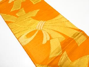 アンティーク　束ね熨斗模様織り出し袋帯（材料）